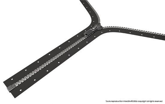 anti-bird nets zip - black