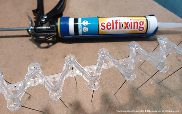 SELFIXING neutral silicone, suitable for all anti-bird systems